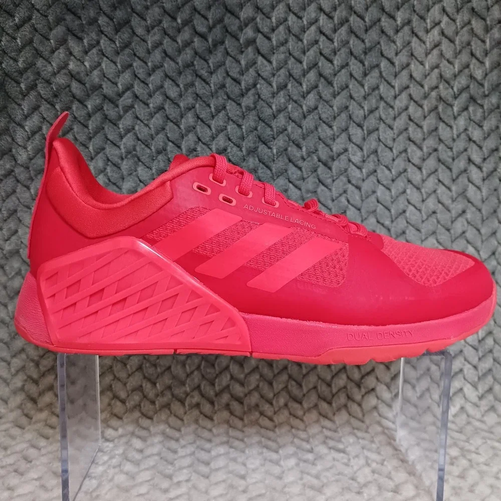 Adidas Dropset 2 Women's Training Athletic Sneakers Shoes Bright Solar Red Sz 9